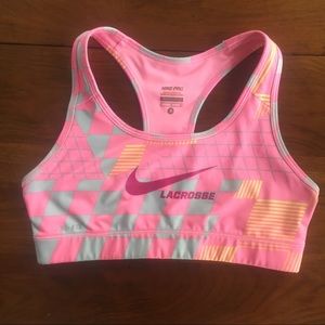 Pink Nike Sports Bra